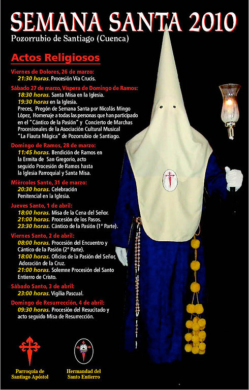 Semana Santa en Pozorrubio de Santiago 2010 Pozorrubio de Santiago